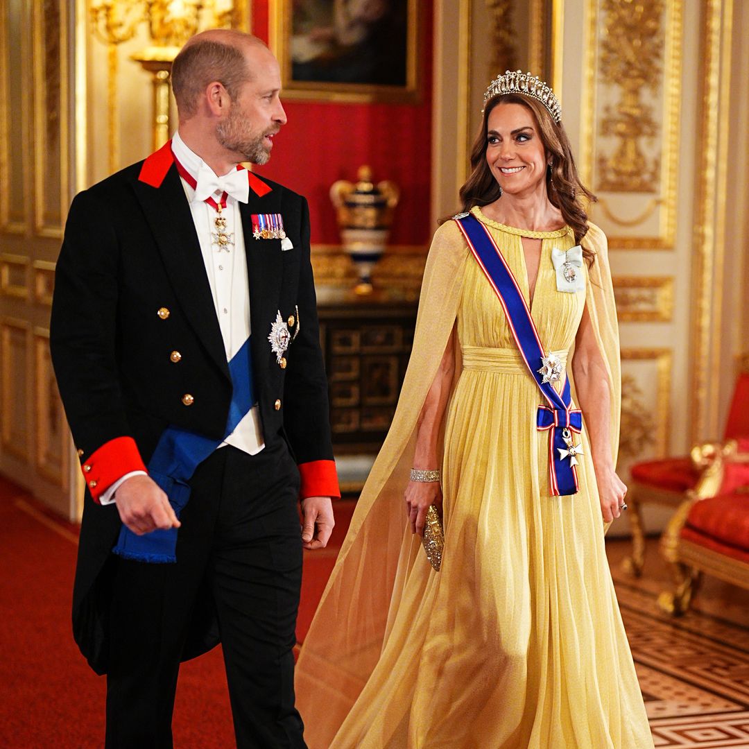 Kate Middleton estrena un romántico vestido de gala con guiño a Oriente y reafirma su obsesión por la tiara favorita de Lady Di