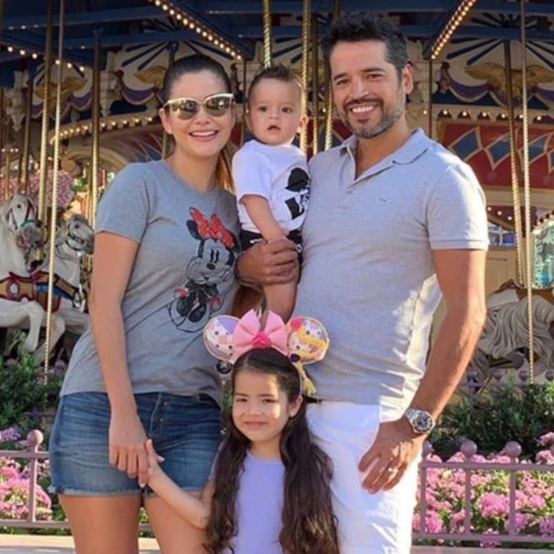 Ana Patricia Gámez y el gracioso incidente al lado de Gael Leonardo en sus vacaciones en Disney