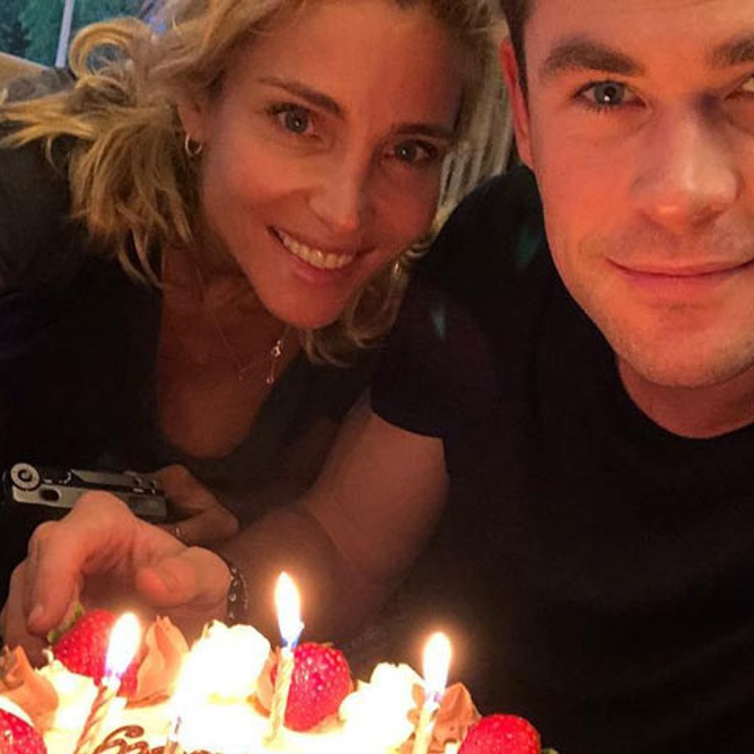 Un 'ataque ninja' y la risueña felicitación de Elsa Pataky en la fiesta de cumpleaños de Chris Hemsworth