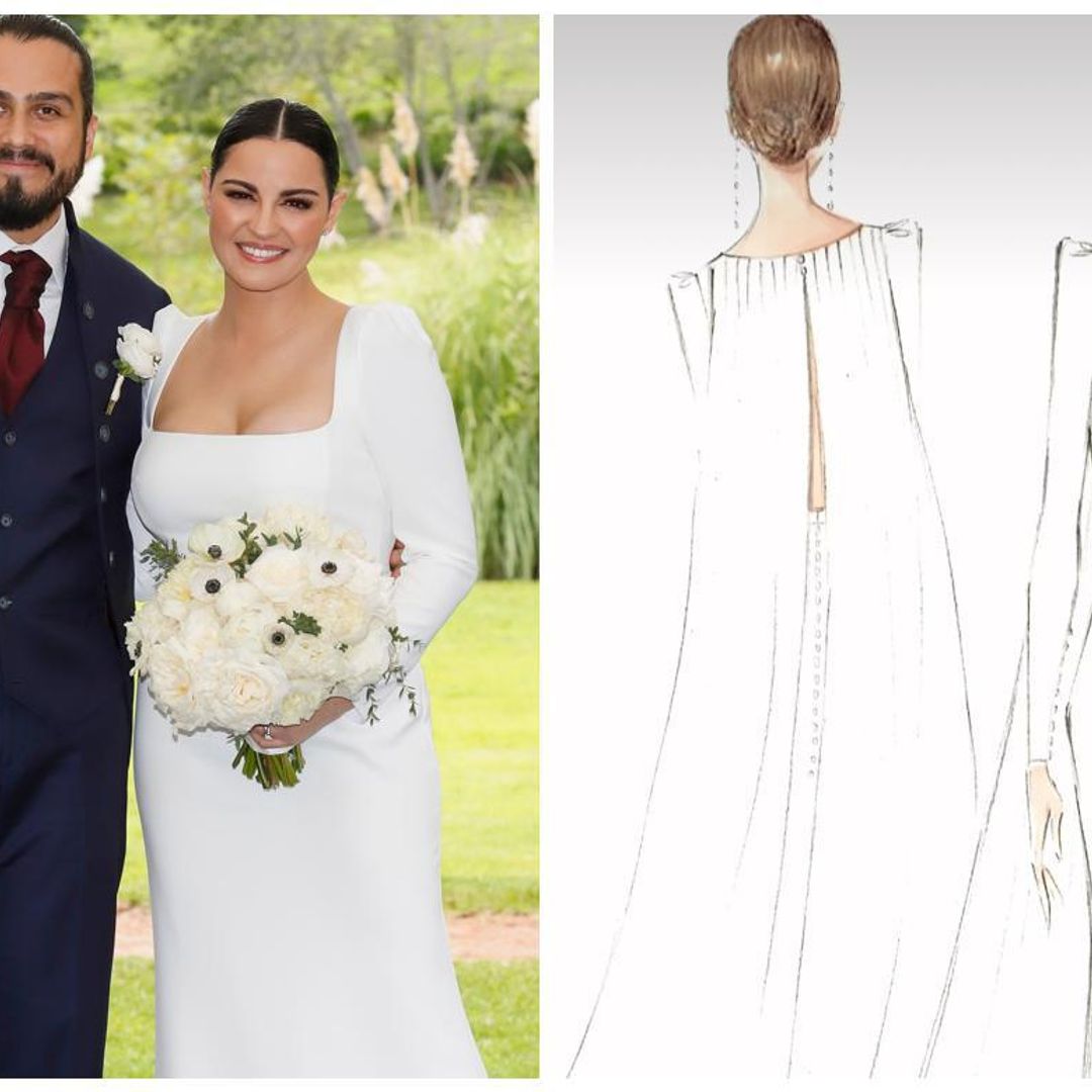 Así fueron los cuatro vestidos que Maite Perroni lució en su boda
