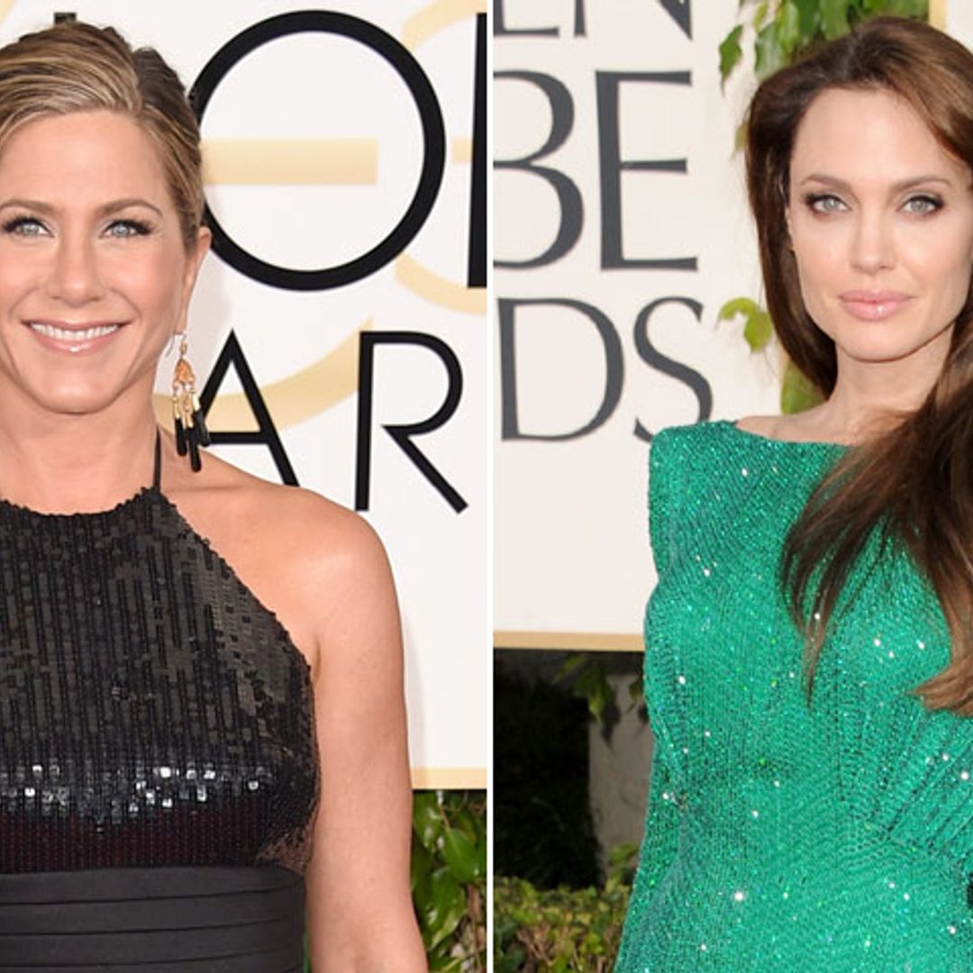 Globos de Oro 2018: El encuentro más esperado de los Globo de Oro: Jennifer Aniston y Angelina Jolie