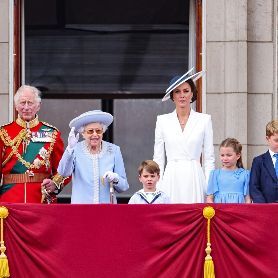 La familia real británica acompaña a la reina Isabel en su gran día, en el desfile Trooping the Colour