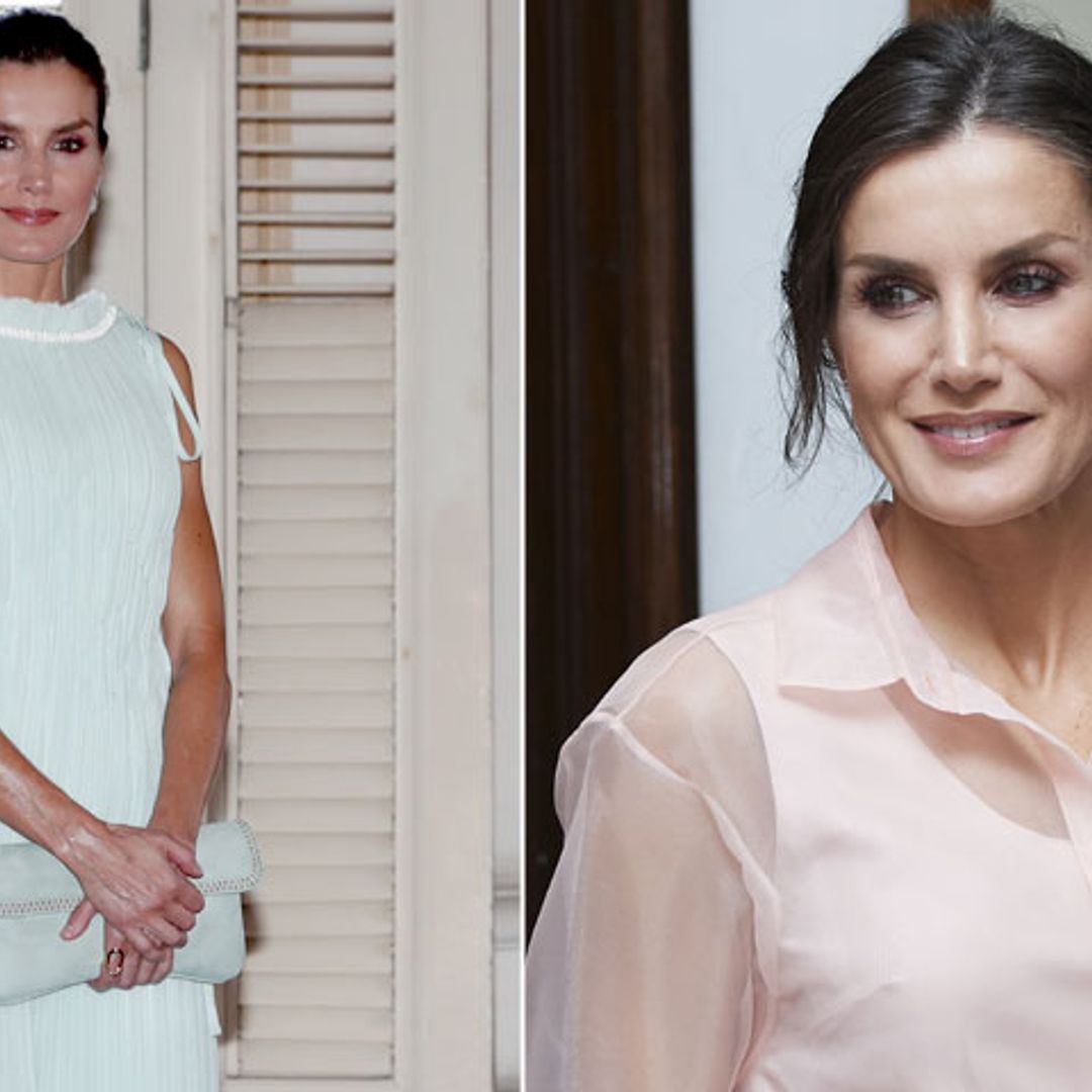 Según los lectores de HOLA.com este es el mejor look de la Reina en Cuba