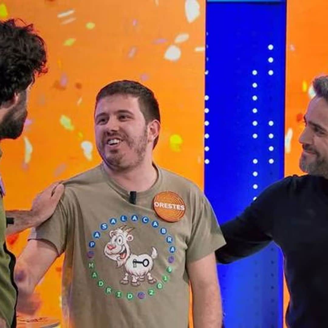 Orestes da una lección de humildad y compañerismo tras su derrota en 'Pasapalabra'