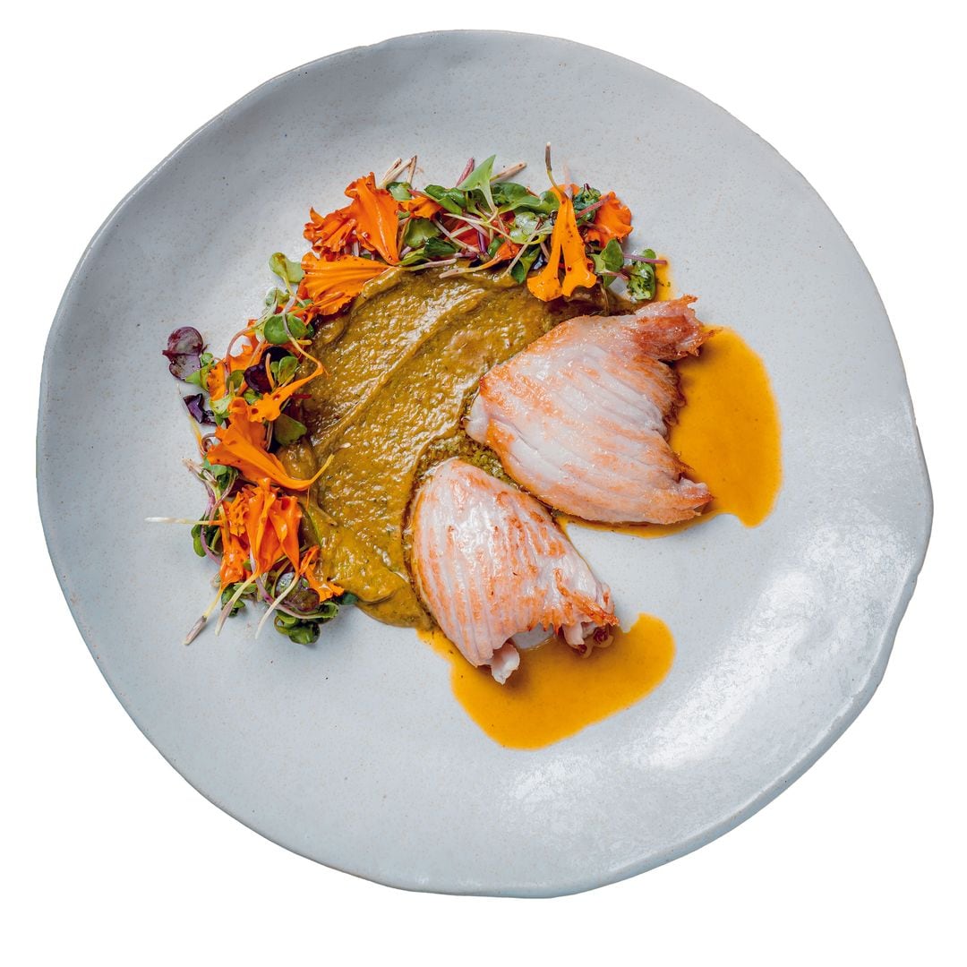 Plato del restaurante DESBORRE en Madrid