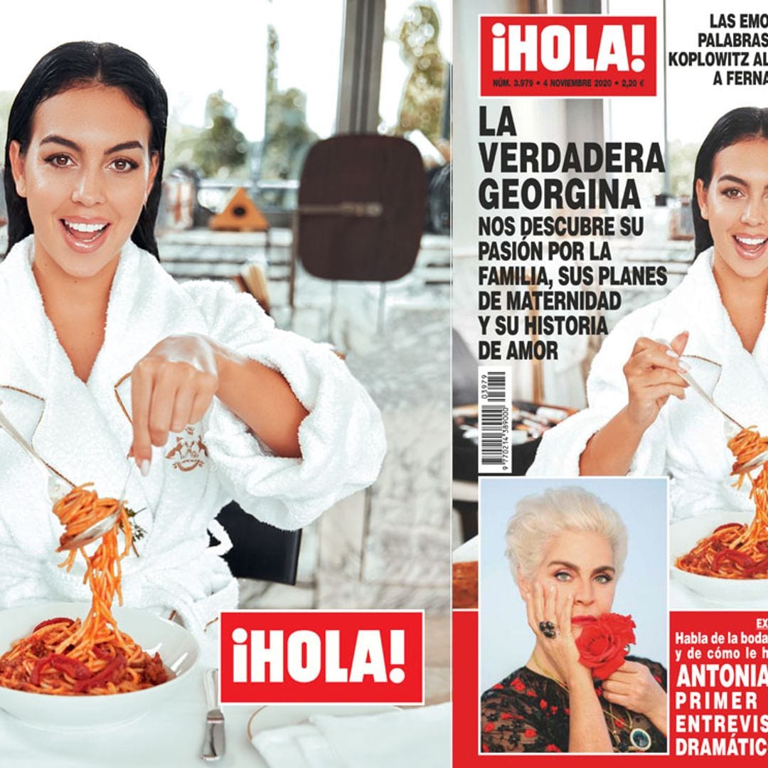 En ¡HOLA!, la verdadera Georgina: nos descubre su pasión por la familia, sus planes de maternidad y su historia de amor