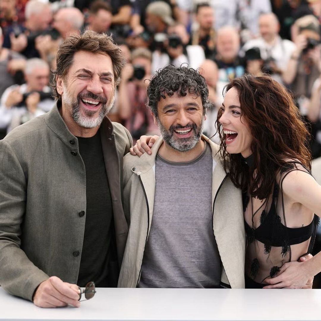 Javier Bardem, Vicky Luengo, protagonista de la película El ser querido, de Rodrigo Sorogoyen, rodada en Fuerteventura