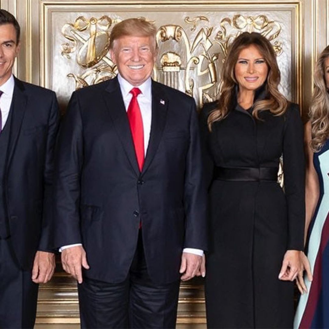 Begoña Gómez, junto a Pedro Sánchez, centro de todas las miradas en su cita con los Trump