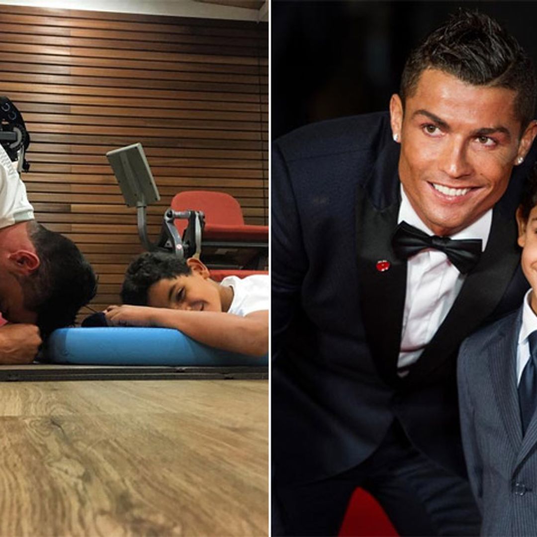 Cristiano Ronaldo y su hijo, la calma después de la tempestad