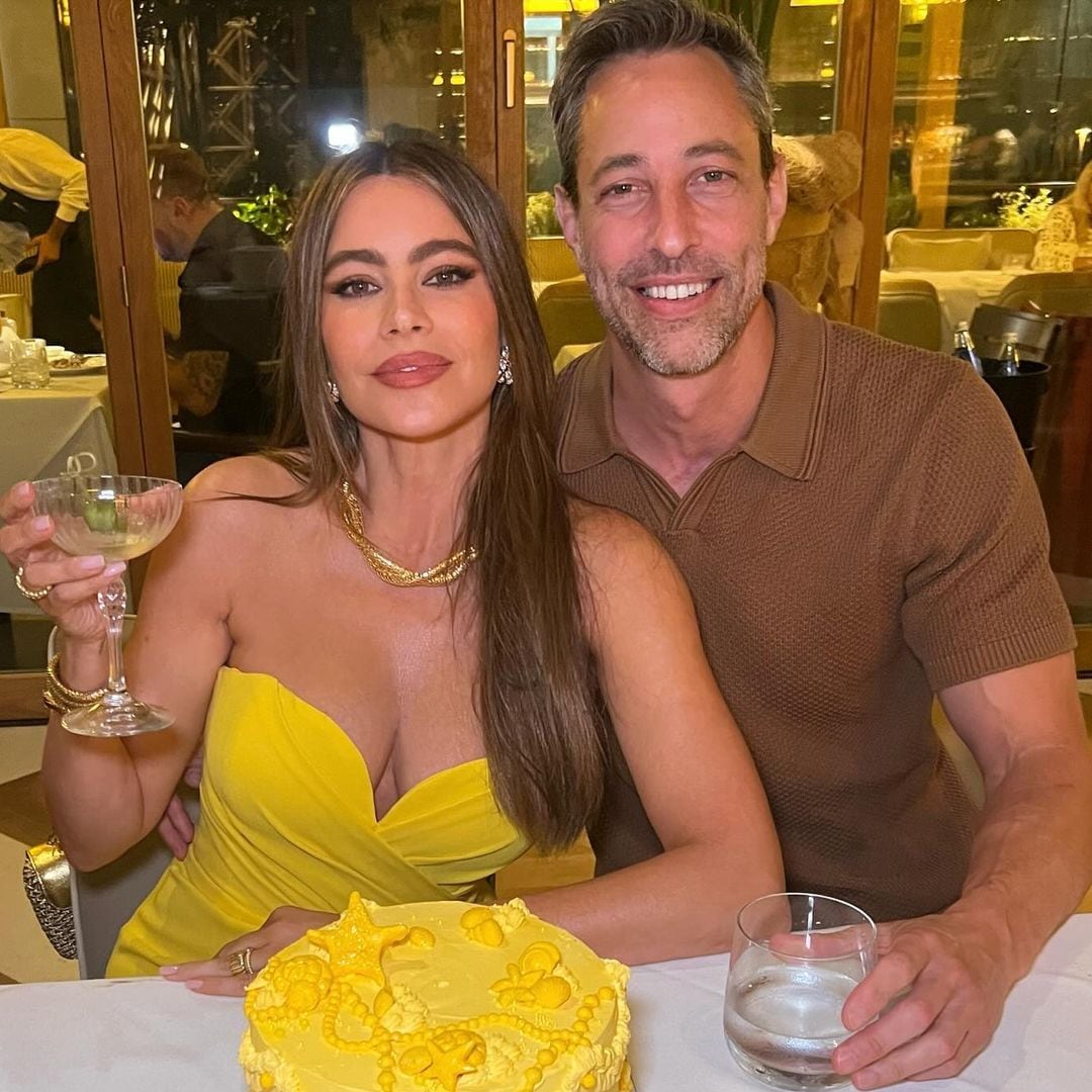 Sofía Vergara y Justin Saliman.