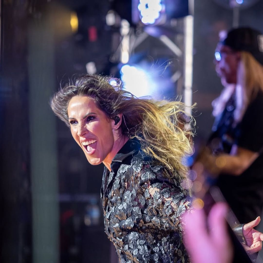 Malú durante su gira Quince Tour, en Mérida