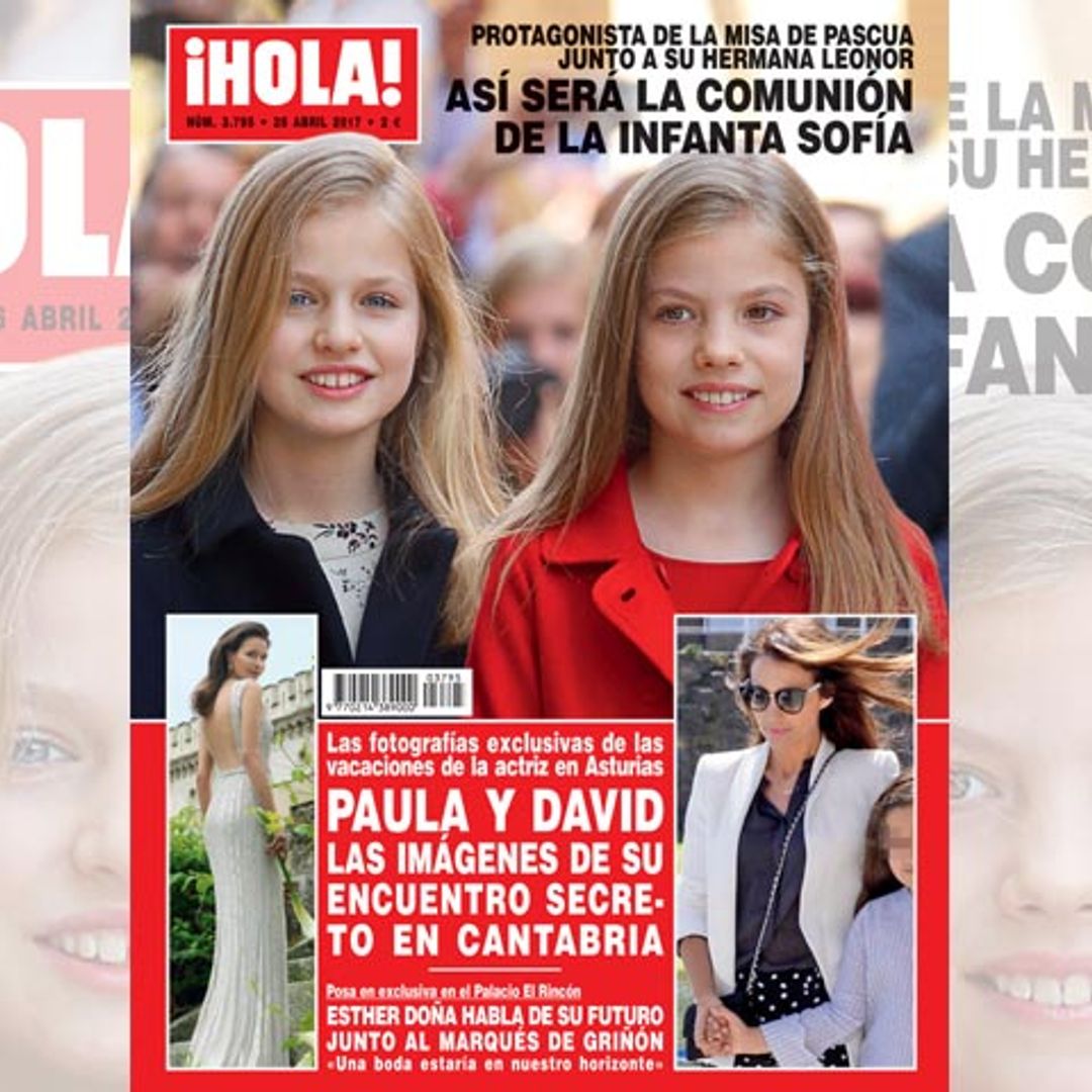 En ¡HOLA!, así será la Comunión de la infanta Sofía