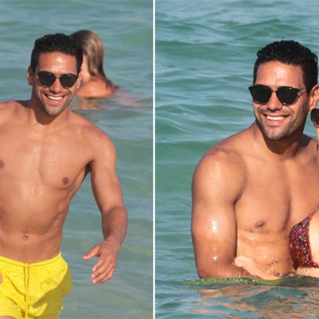 Falcao y su mujer Lorelei Tarón presumen de cuerpo diez... en familia