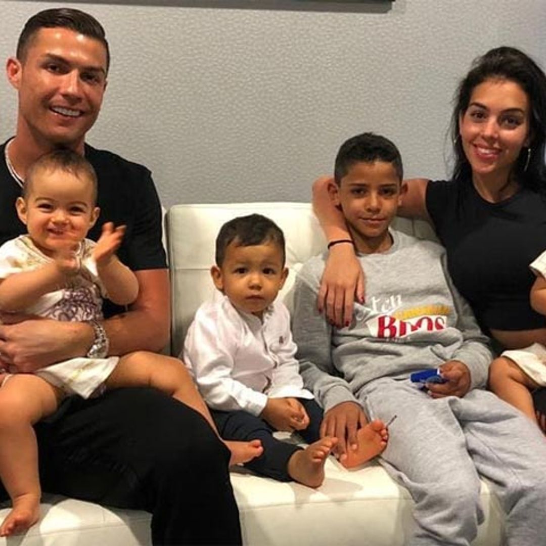 ¡Cómo han crecido! La divertida foto de familia de Cristiano Ronaldo y Georgina Rodríguez
