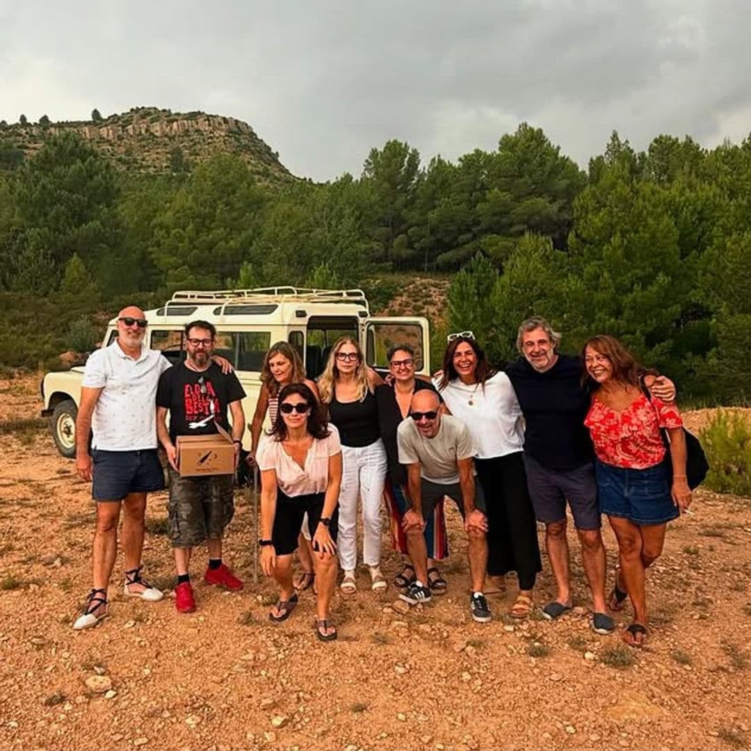 Nuria Roca, de vacaciones con sus amigos