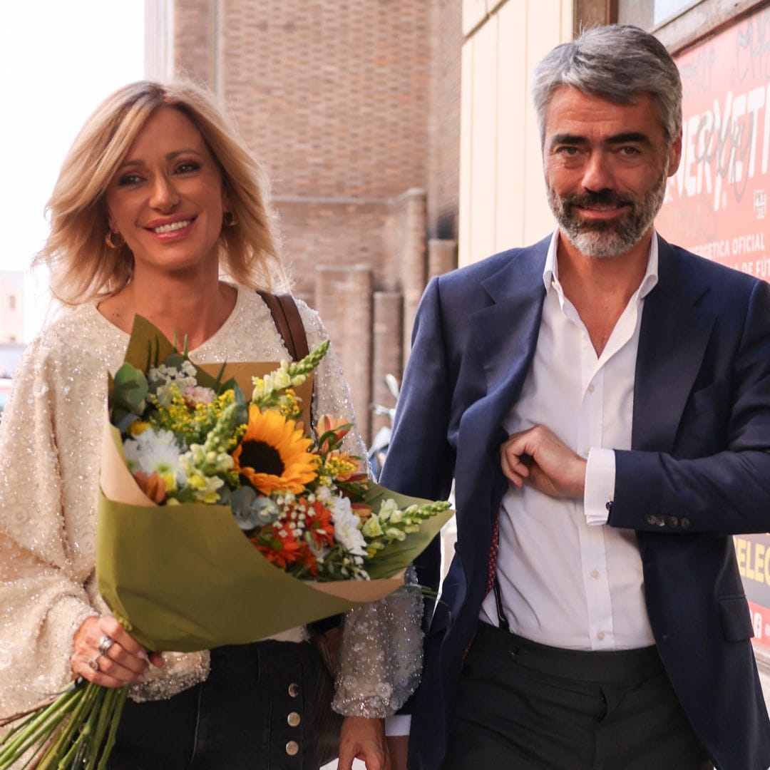 Susanna Griso and Luis Enrique Nistal at Susana's birthday in Madrid on Wednesday, 8 October 2025.