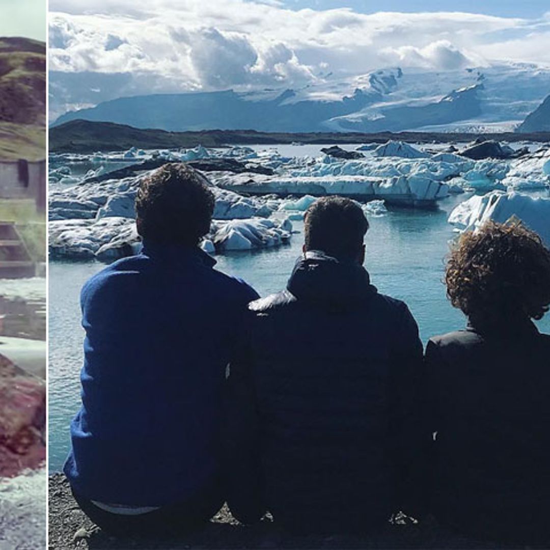 El espectacular viaje de Paco León con su familia a Islandia