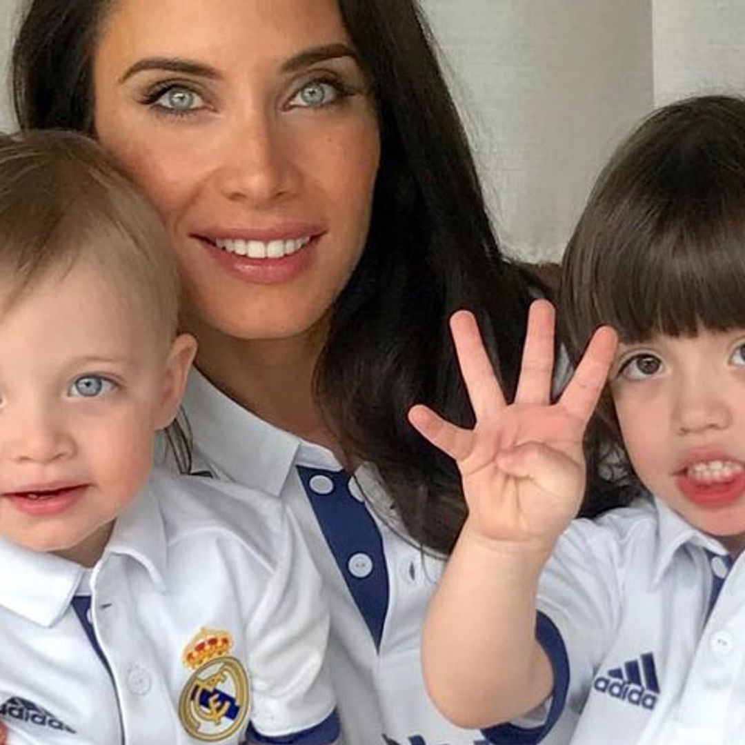 Así animan los hijos de Pilar Rubio y Sergio Ramos a su padre