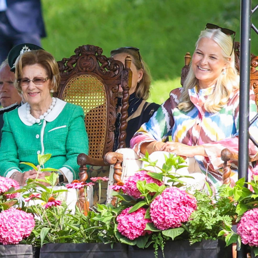 Los príncipes Haakon y Mette-Marit de Noruega reaparecen en público tras la grave imputación de Marius Borg