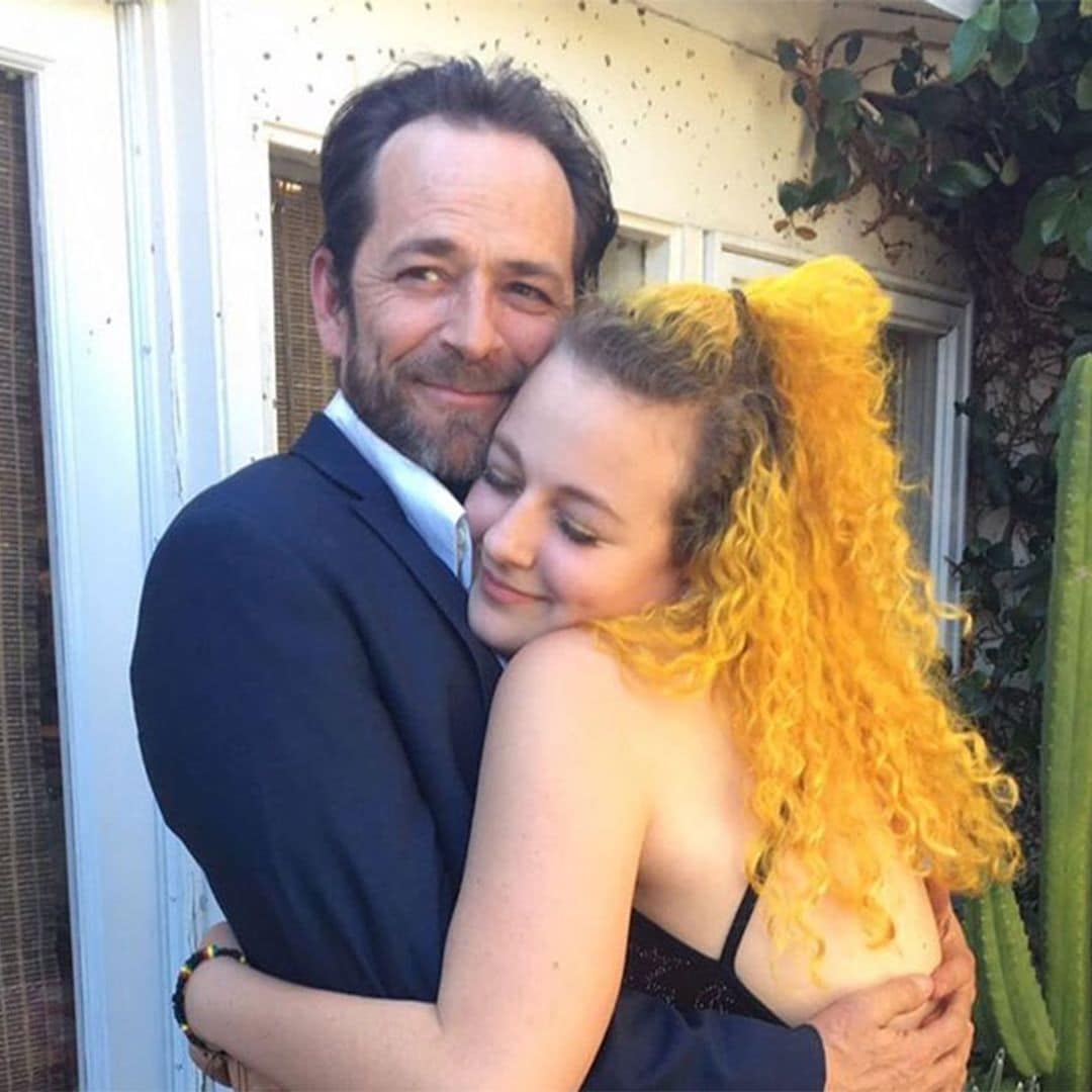 La emotiva y divertida felicitación de cumpleaños de la hija de Luke Perry a su padre
