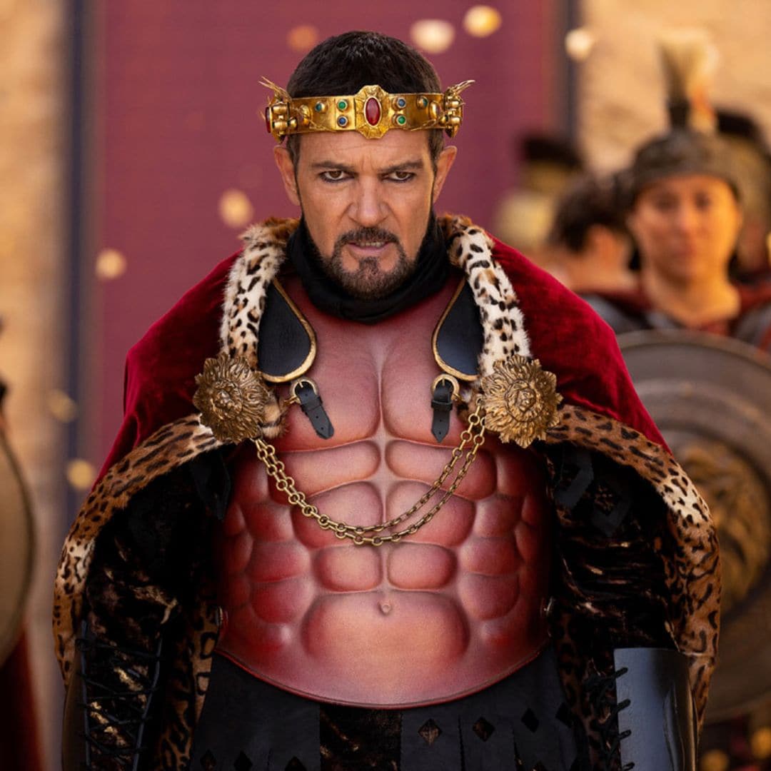 La transformación de Antonio Banderas para dar vida al temible Herodes en su nueva película musical