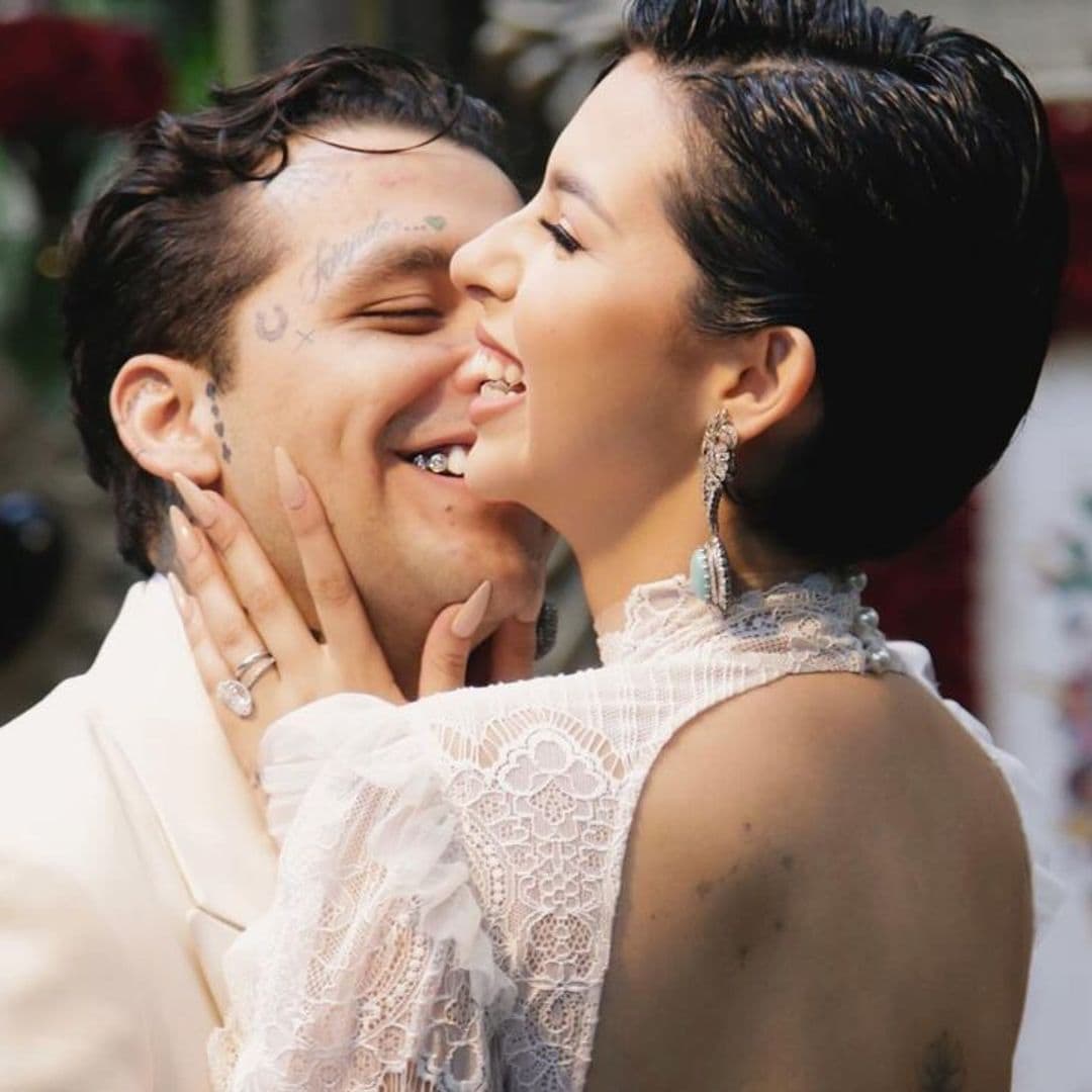 Christian Nodal muestra su apoyo incondicional a Ángela Aguilar en evento donde fue homenajeada