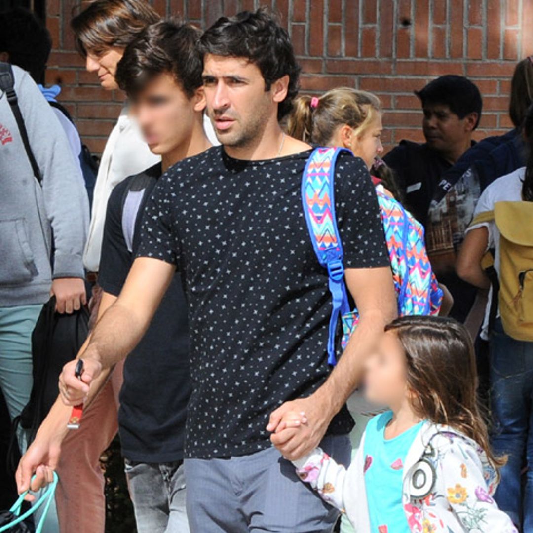 Raúl González disfruta de su nueva vida en Madrid