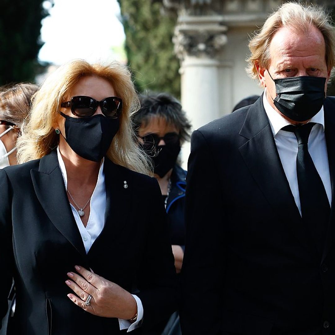 Norma Duval despide a su madre con el cariño de Matthias Kühn y sus tres hijos