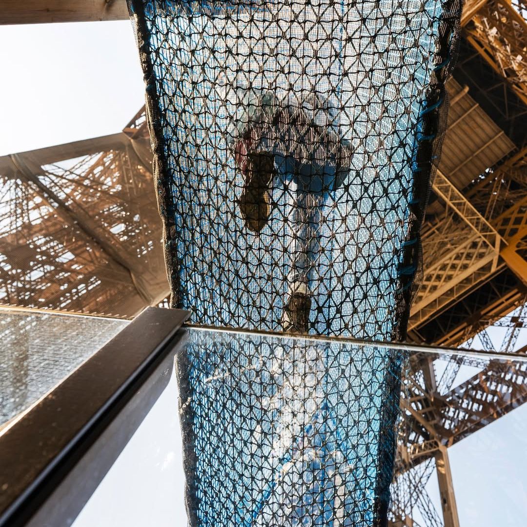 Puente colgante Torre Eiffel, París