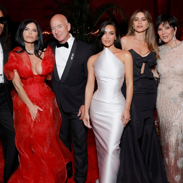 lenny kravitz lauren s nchez jeff bezos kim kardashian sof a vergara kris kardashian y demi lovato