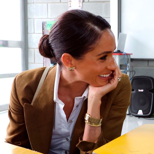 Meghan Markle durante su viaje a Colombia