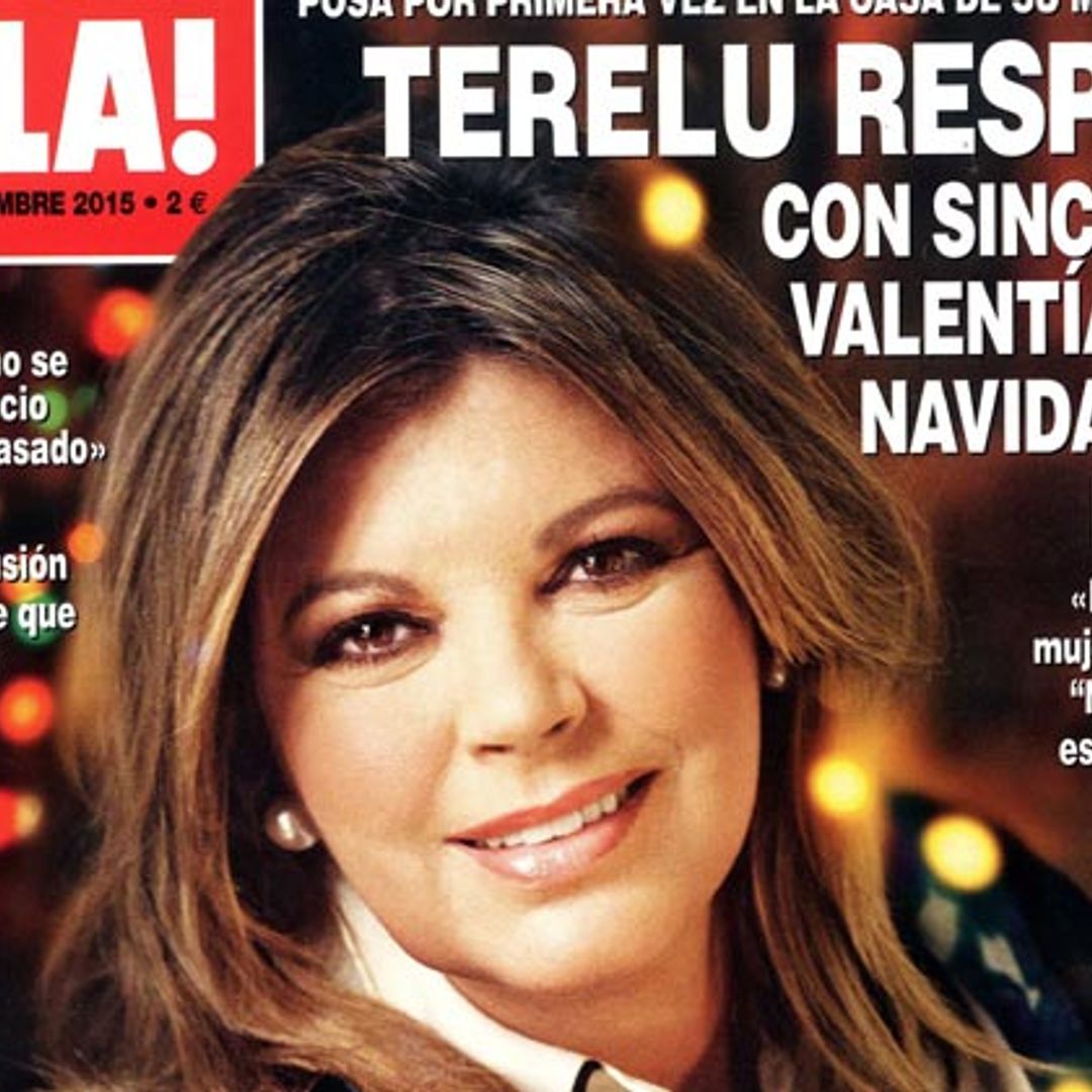 En ¡HOLA!: Terelu Campos responde con sinceridad y valentía en sus navidades más difíciles