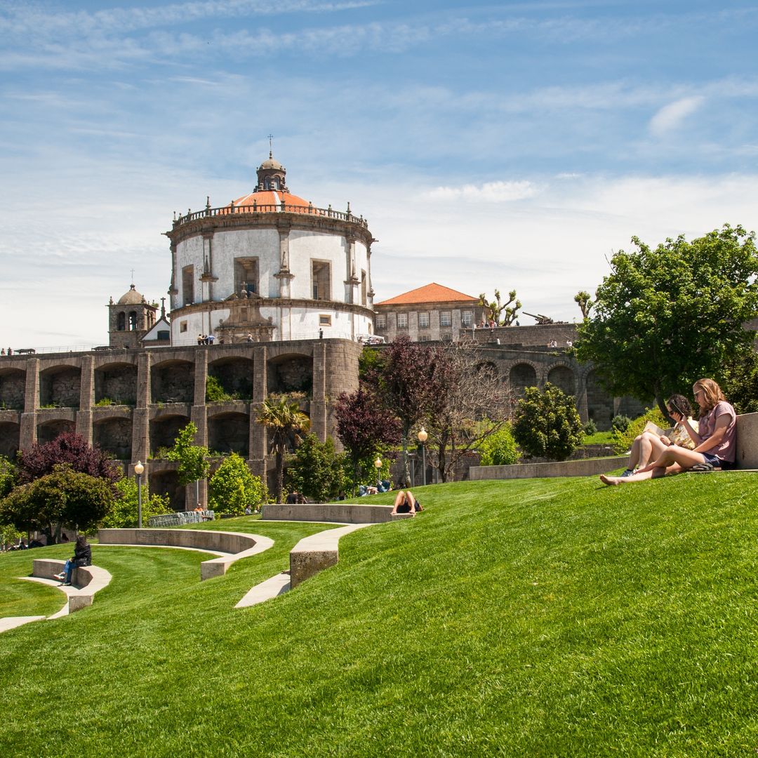 Jardim do Morro, parque junto al monasterio de la Serra do Pilar, Vila Nova de Gaia, Portugal