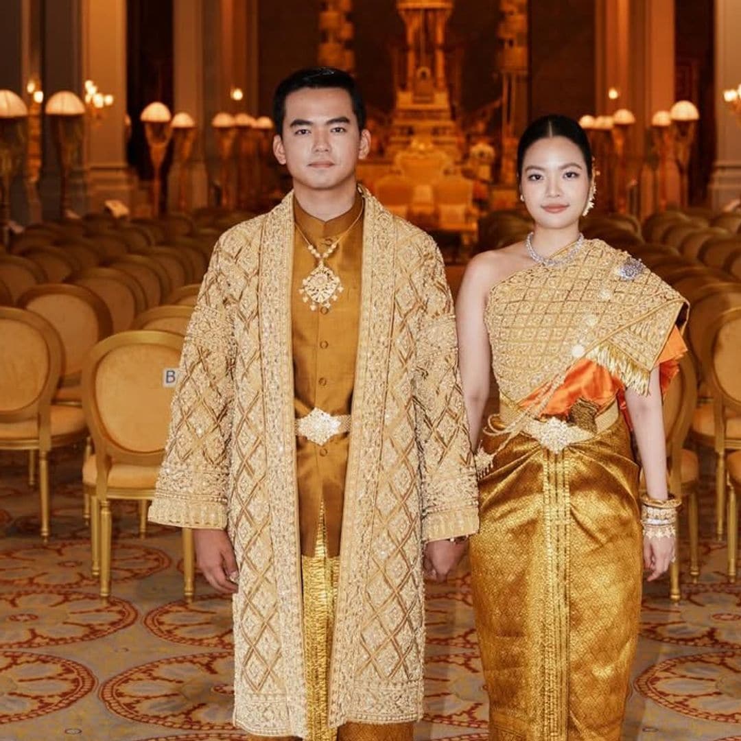 La fastuosa boda de la sobrina del rey de Camboya: alta costura y tradición real