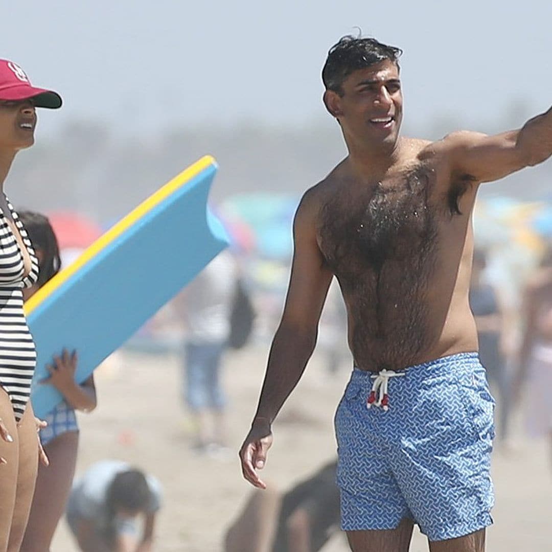 El lado más familiar de Rishi Sunak durante sus vacaciones en Santa Mónica