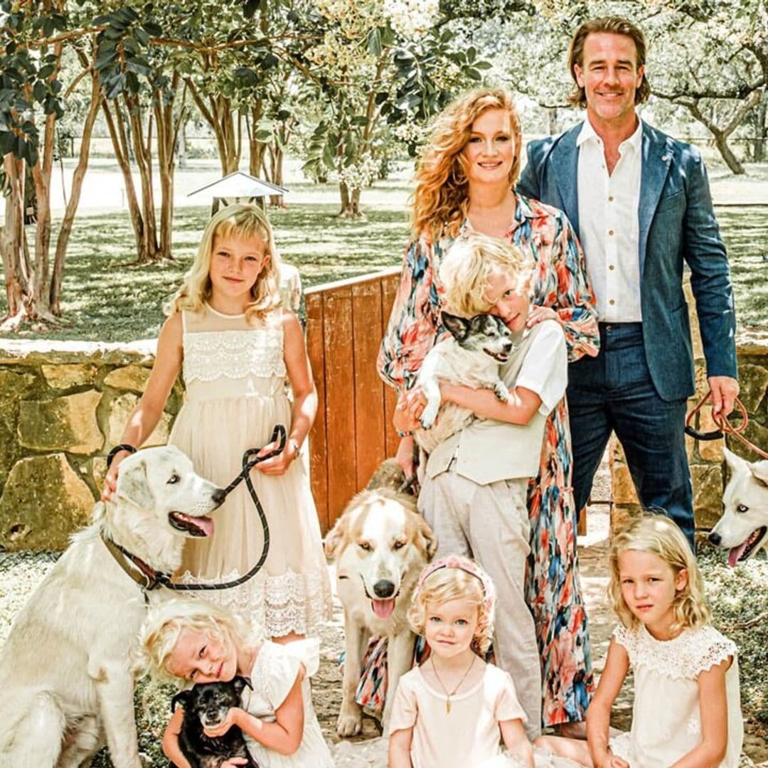 James van der Beek, la estrella de ‘Dawson crece’, nos recibe con su mujer, Kimberly, y sus cinco hijos, en su rancho de película en Austin (Texas)