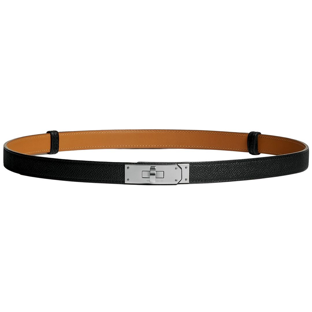 Cinturón de piel (990 €), de Hermès