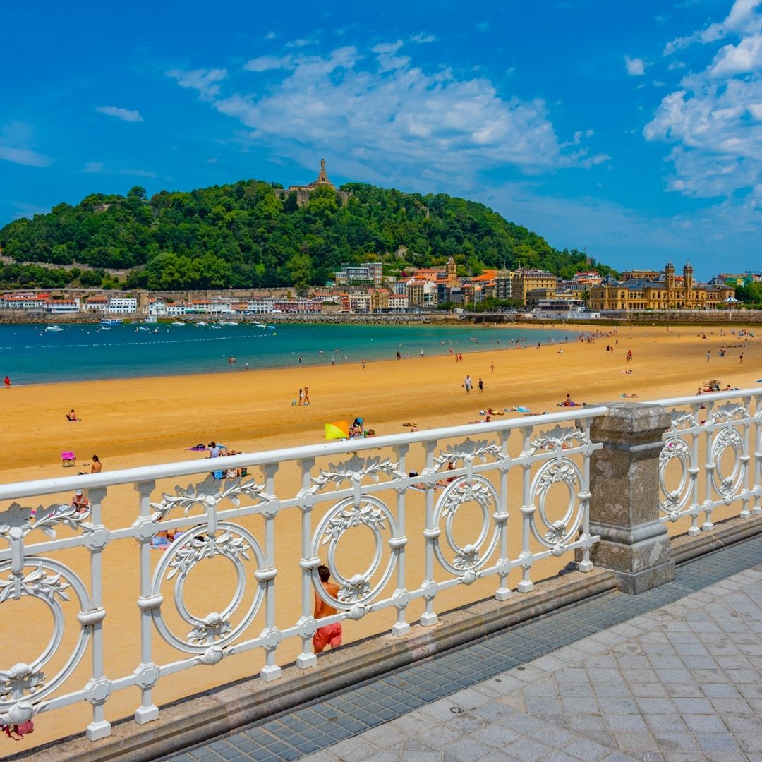 Paseo marítimo de San Sebastián, playa