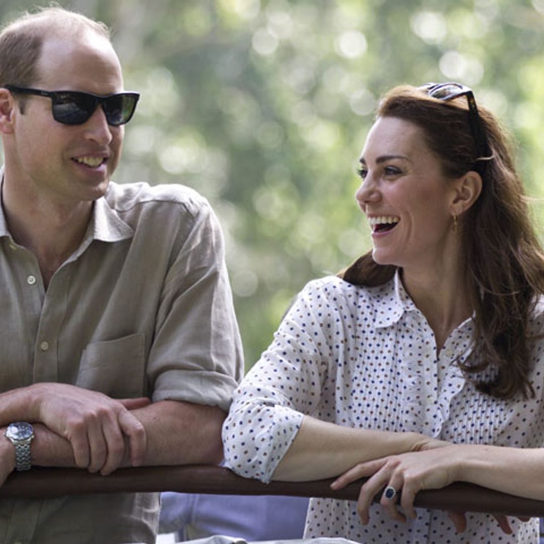 Los momentos más emotivos y divertidos del príncipe Guillermo y su esposa en su viaje