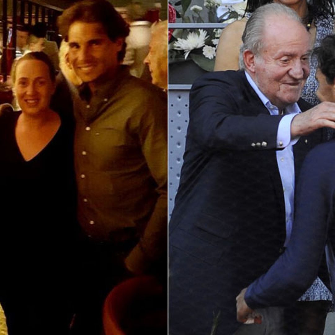 Don Juan Carlos y Rafa Nadal cenaron juntos en el restaurante del tenista