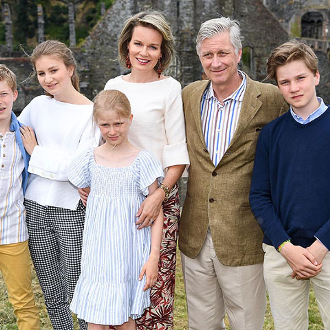 Los Reyes de Bélgica y sus hijos comienzan sus vacaciones de verano