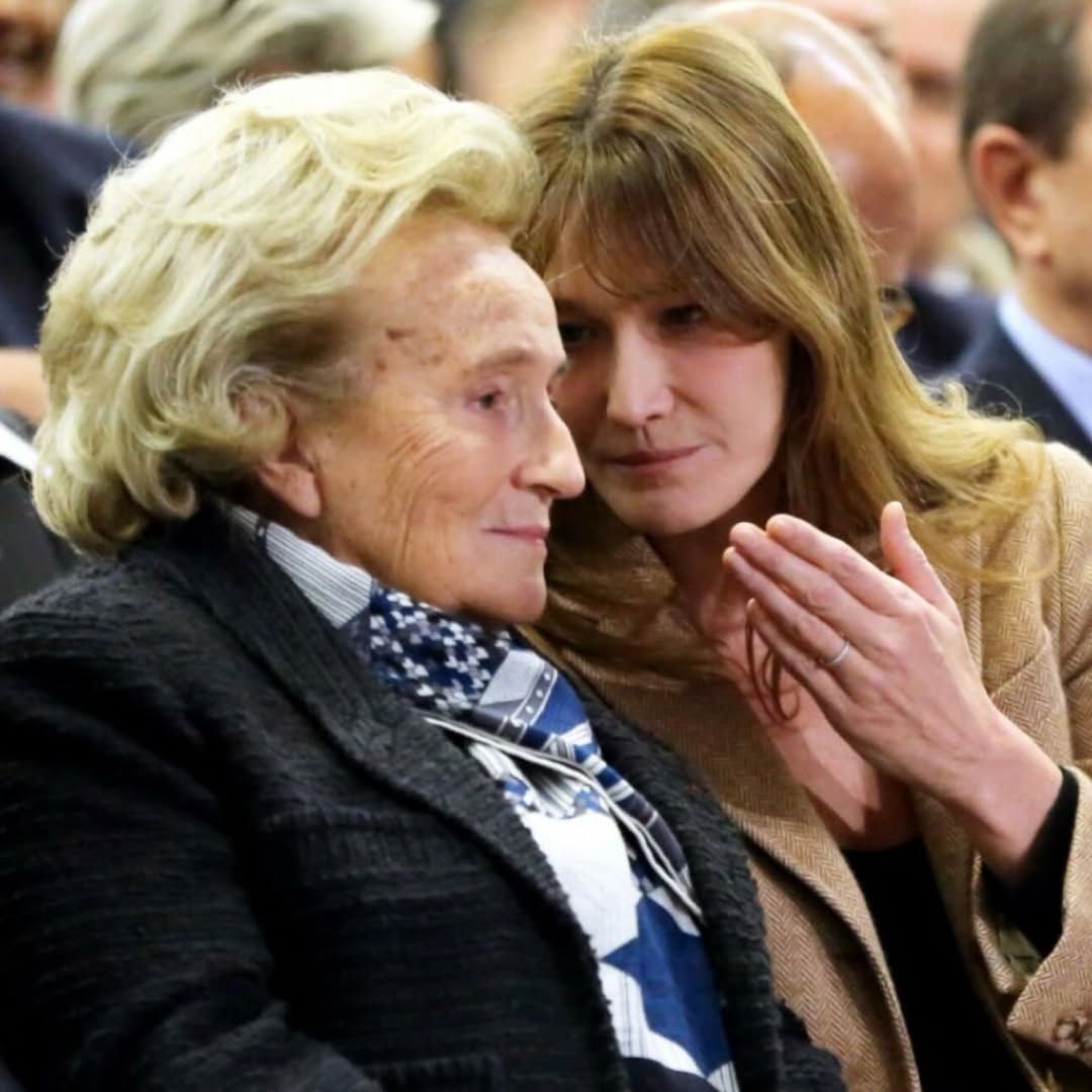El emotivo mensaje de Carla Bruni tras la muerte de Bernadette Chirac a los 93 años