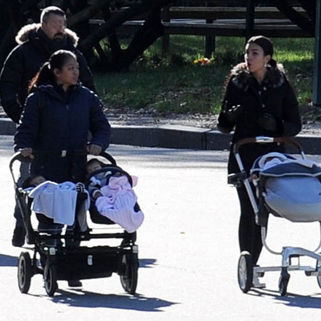 ¿A quién echa de menos Alana Martina en su paseo matutino con Georgina Rodríguez?