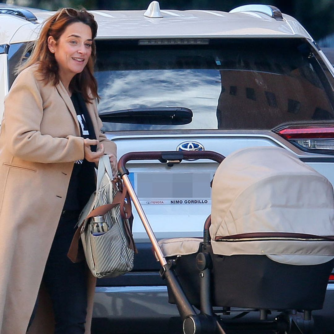 Las fotos en exclusiva de Toñi Moreno con su hija en Madrid, antes de su vuelta a la televisión