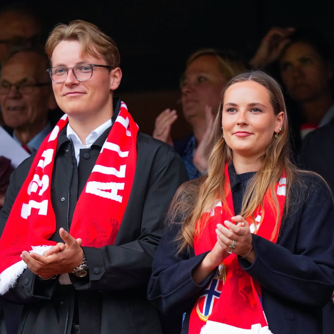 Los príncipes Ingrid y Sverre de Noruega reaparecen en público tras el anuncio del delicado estado de salud de Mette-Marit