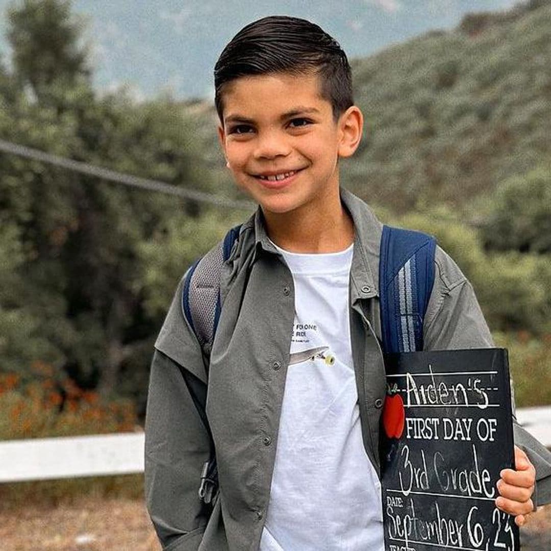 Alejandra Espinoza, una mezcla de emociones en el regreso a clases de Aiden Matteo