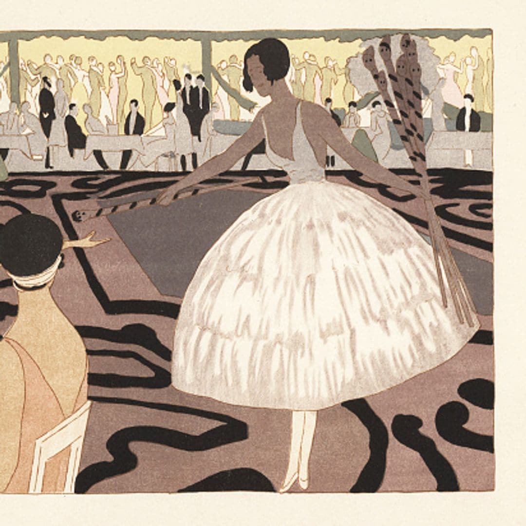 Fiesta de baile con estilo en el jardín de Paul Poiret, l’Oasis, París, 1919.