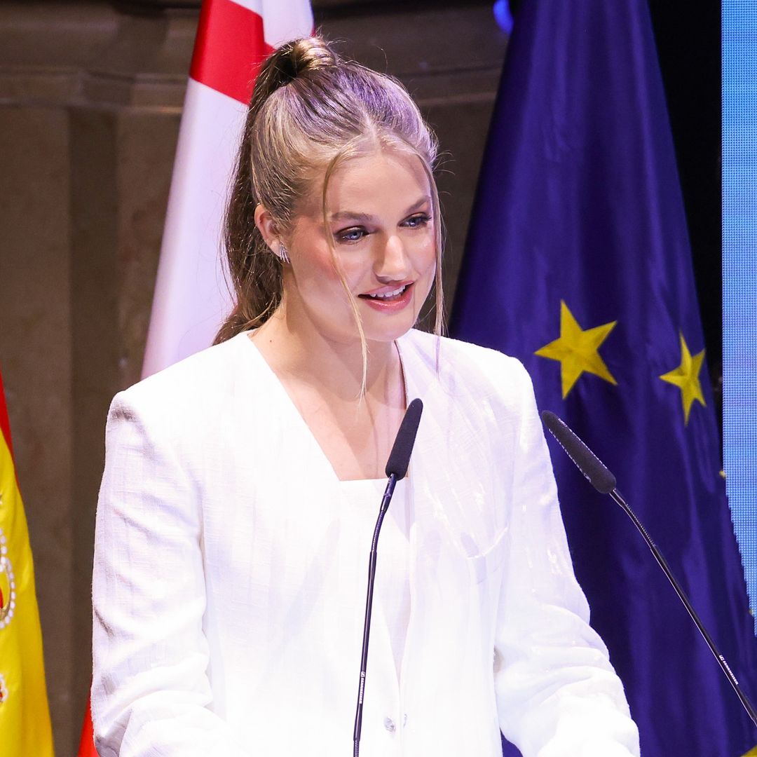 Leonor emociona con un discurso que da la vuelta al concepto de éxito: "Mis referentes no son los famosos"