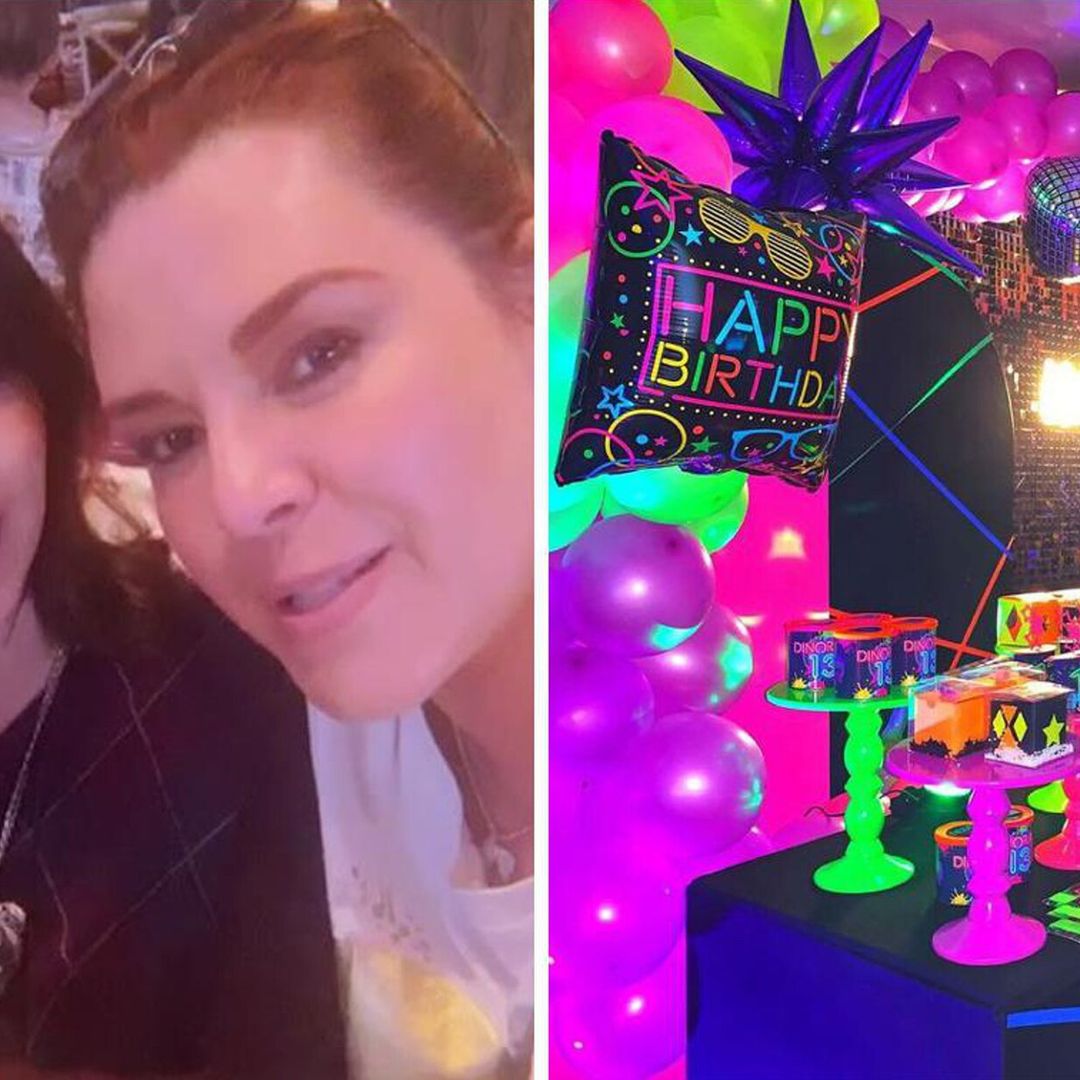 Alicia Macado y la fiesta de cumpleaños de su hija Dinorah