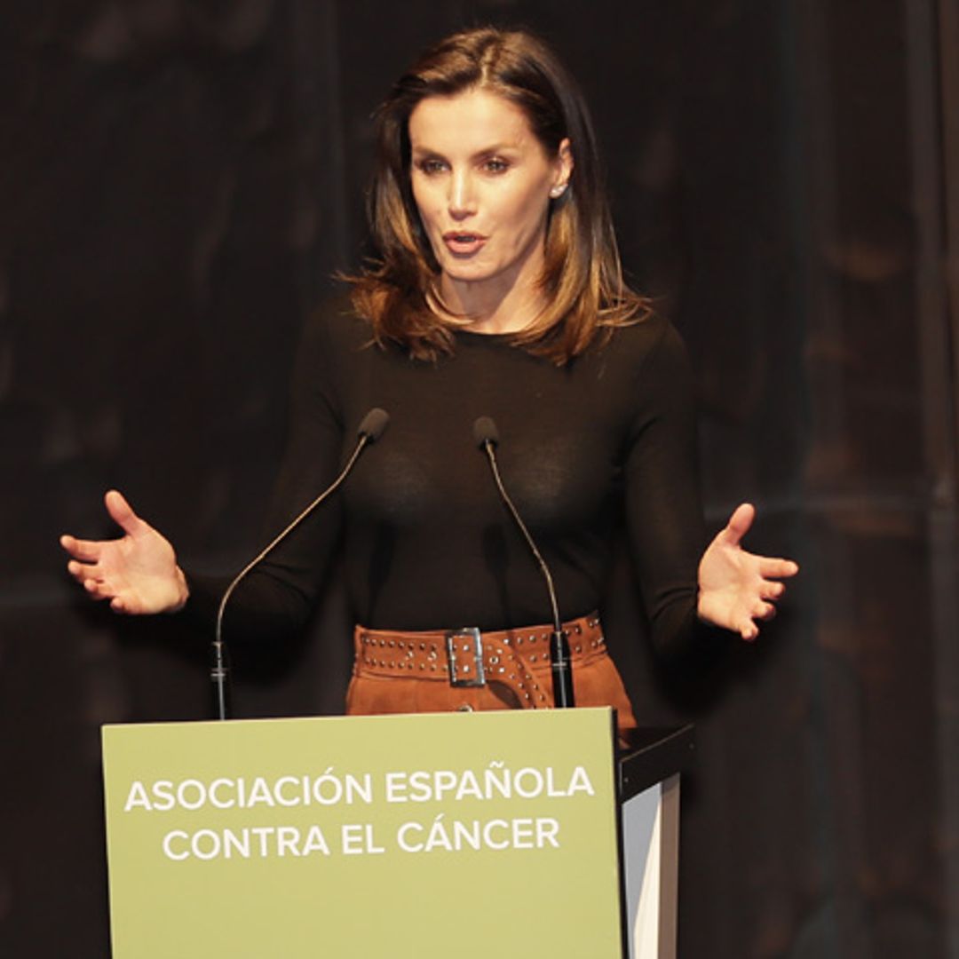 Respetar el silencio de los enfermos, la petición de doña Letizia en el Día Contra el Cáncer